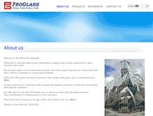 Tablet Screenshot of pro-glass.com
